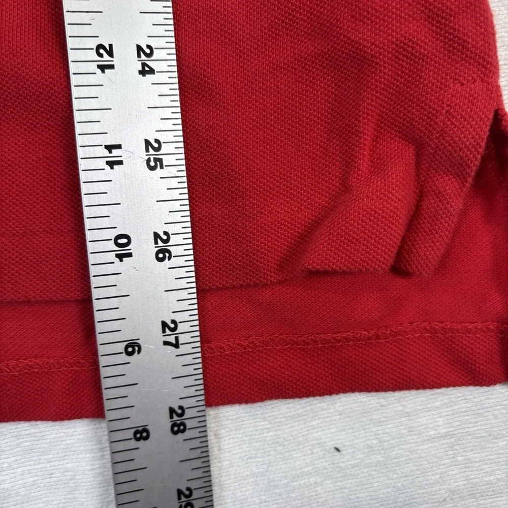 Polo Ralph Lauren Boys xL Custom Fit Big Pony Polo Shirt Red Golf Summer #3